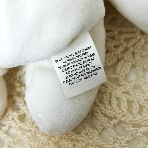 1997 Pillsbury Doughboy Plush Beanie Dakin Beanbag Doll - 8 “ tall – Vintage - Picture 5 of 8